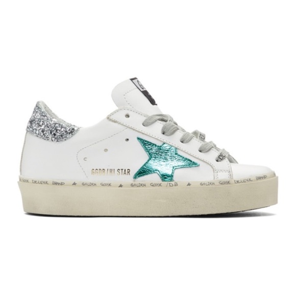 Golden Goose Hi Star Leather Low Top Sneakers - Picture 1 of 13